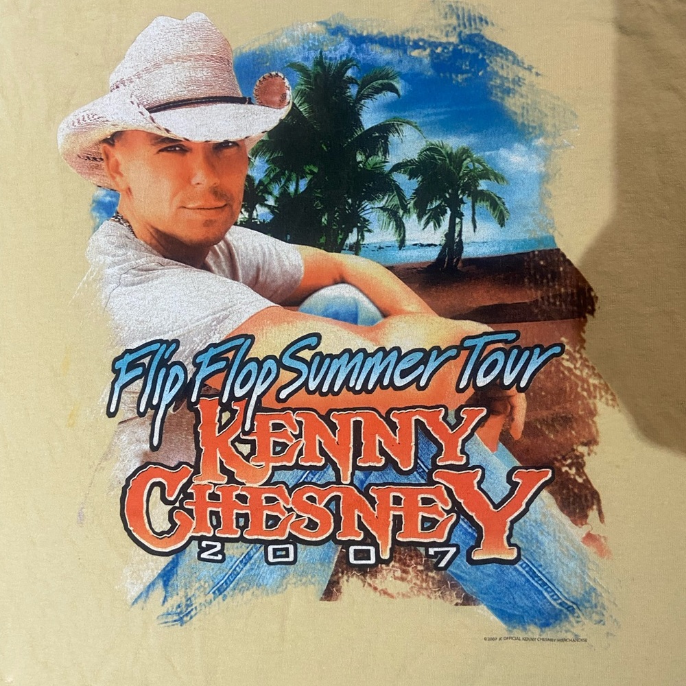 07’ Kenny Chesney “Flip Flop Summer Tour” T-shirt Size M - Picture 2 of 5